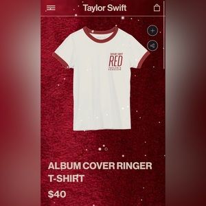 Taylor Swift Album Ringer Album Cover T-Shirt